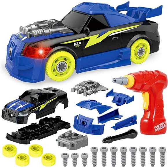 Take Apart Racing Car with Electric Screwdriver Tool with Light & Sound (26PCS) - Picture 1 of 6